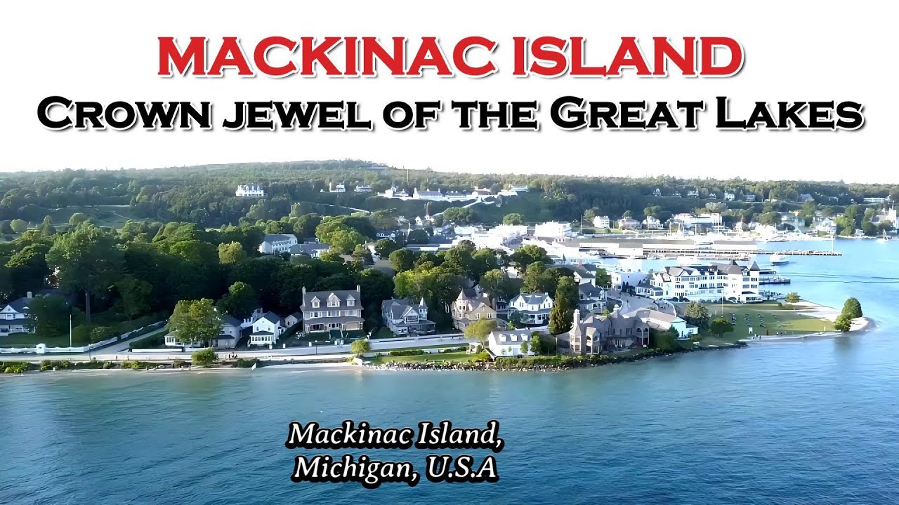 ISLAND WITH NO CARS |Mackinac Island, Michigan, U.S.A-Crown Jewel of Great Lakes| Grand Hotel Tour.