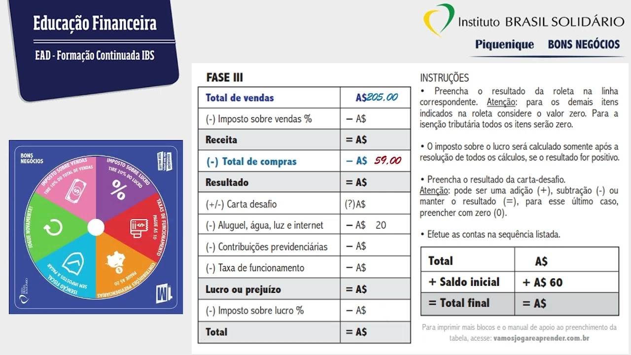 Juego Buenos Negocios_Tabla de Anotaciones con Obligaciones Fiscales