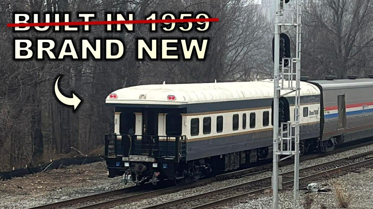 A New Private Train Car came to Washington DC | Omnitrax Savannah Sunrise
