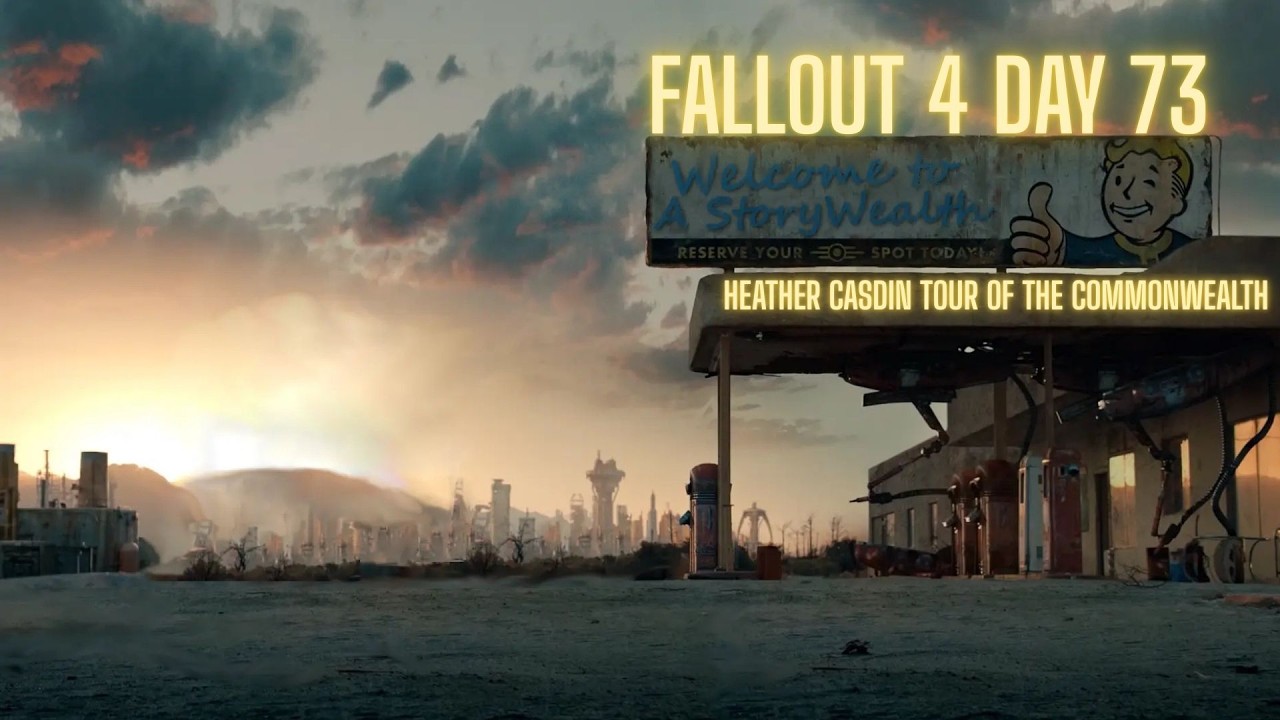 Fallout: 4 StoryWealth Mod/ Raiders/  Abbot, Painting the Town/ Day 73 4K HDR DTS