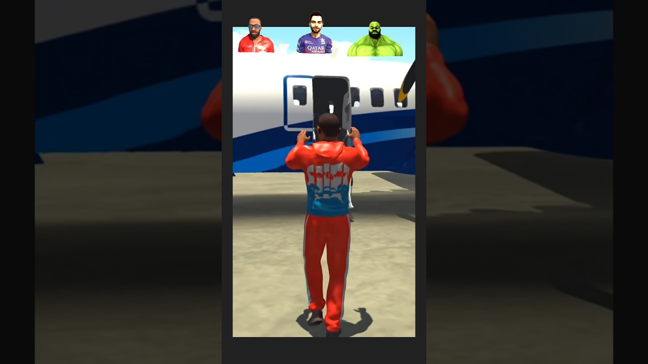 FRANKLIN VS HULK INDIAN BIKE DRIVING 3D #shortsviral #gaming #trending