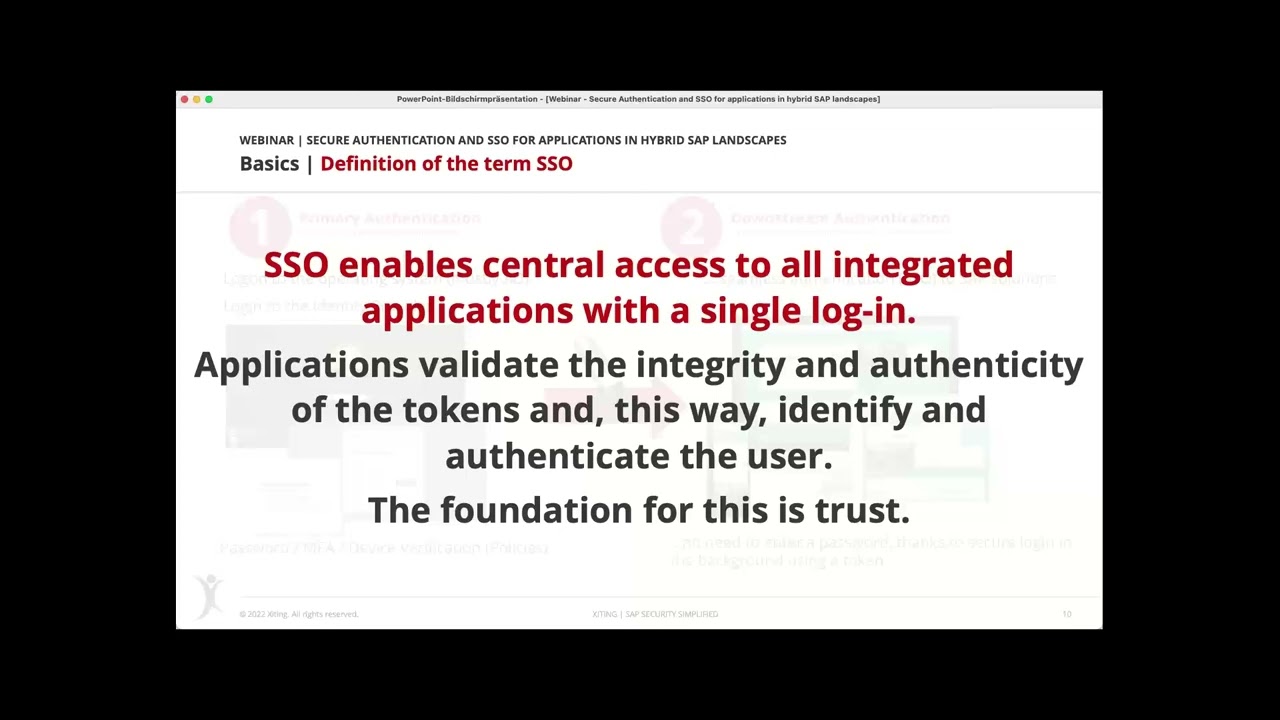 Secure Authentication and SAP Single Sign On in Hybrid SAP Landscapes (English)