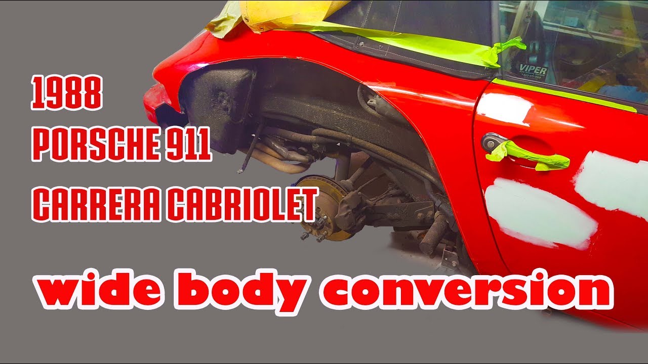 1988 Porsche 911 Carrera Cabriolet widebody Conversion!