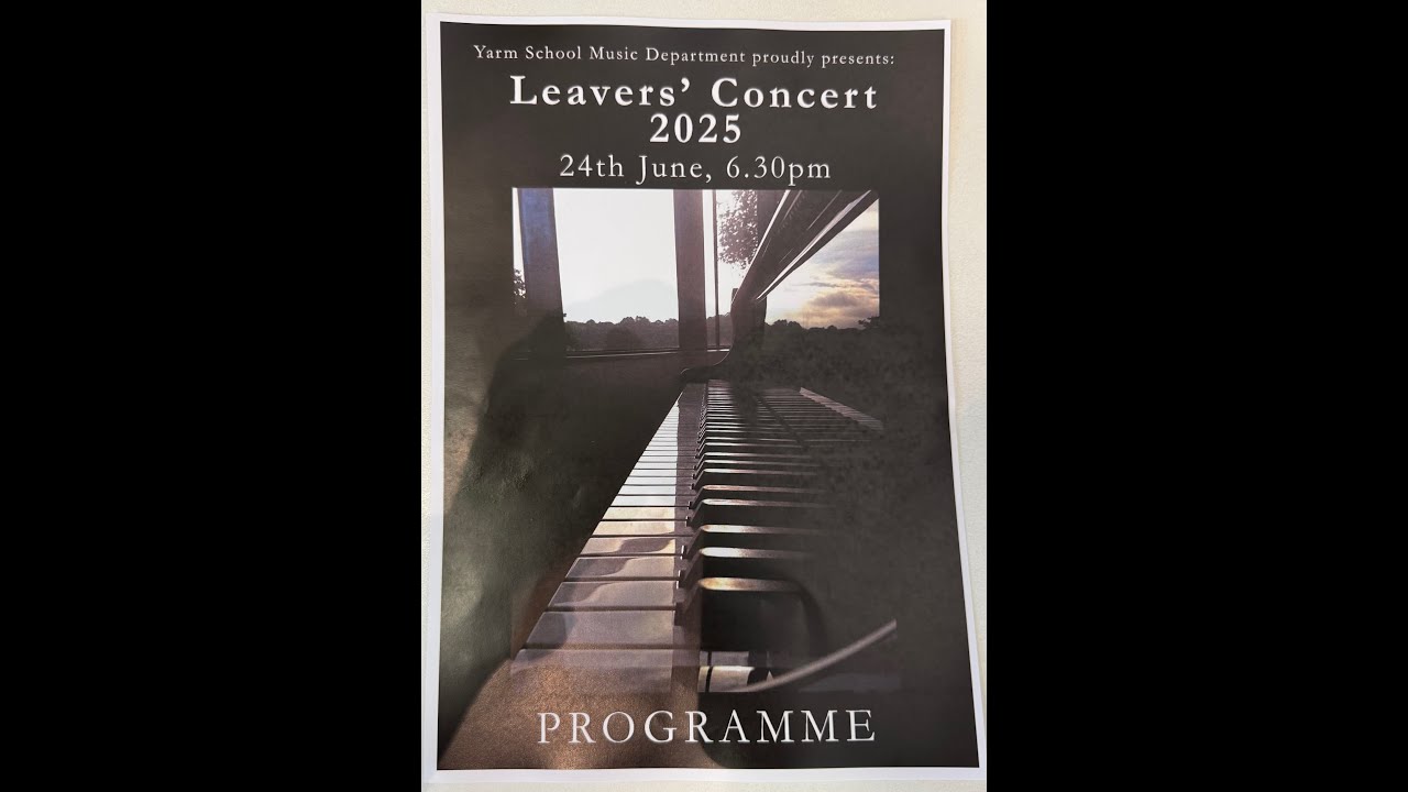 Leavers' concert 2025