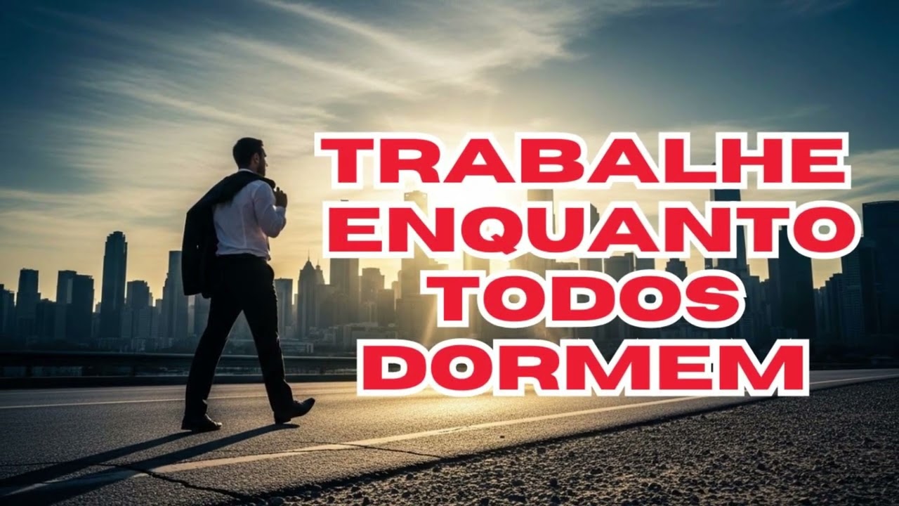 TRABALHE ENQUANTO TODOS DORMEM – UM VÍDEO QUE PODE MUDAR SUA VIDA