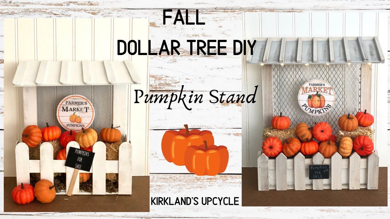 Dollar Tree DIY Farmer's Market Stand | Farmhouse Inspiration