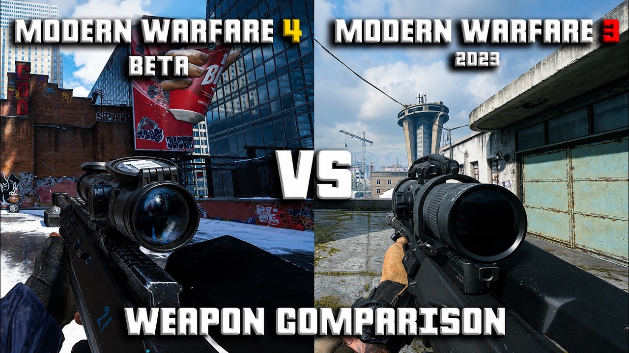 MODERN WARFARE 4 2026 [BETA] VS MODERN WARFARE 2023 : WEAPON COMPARISON 4K