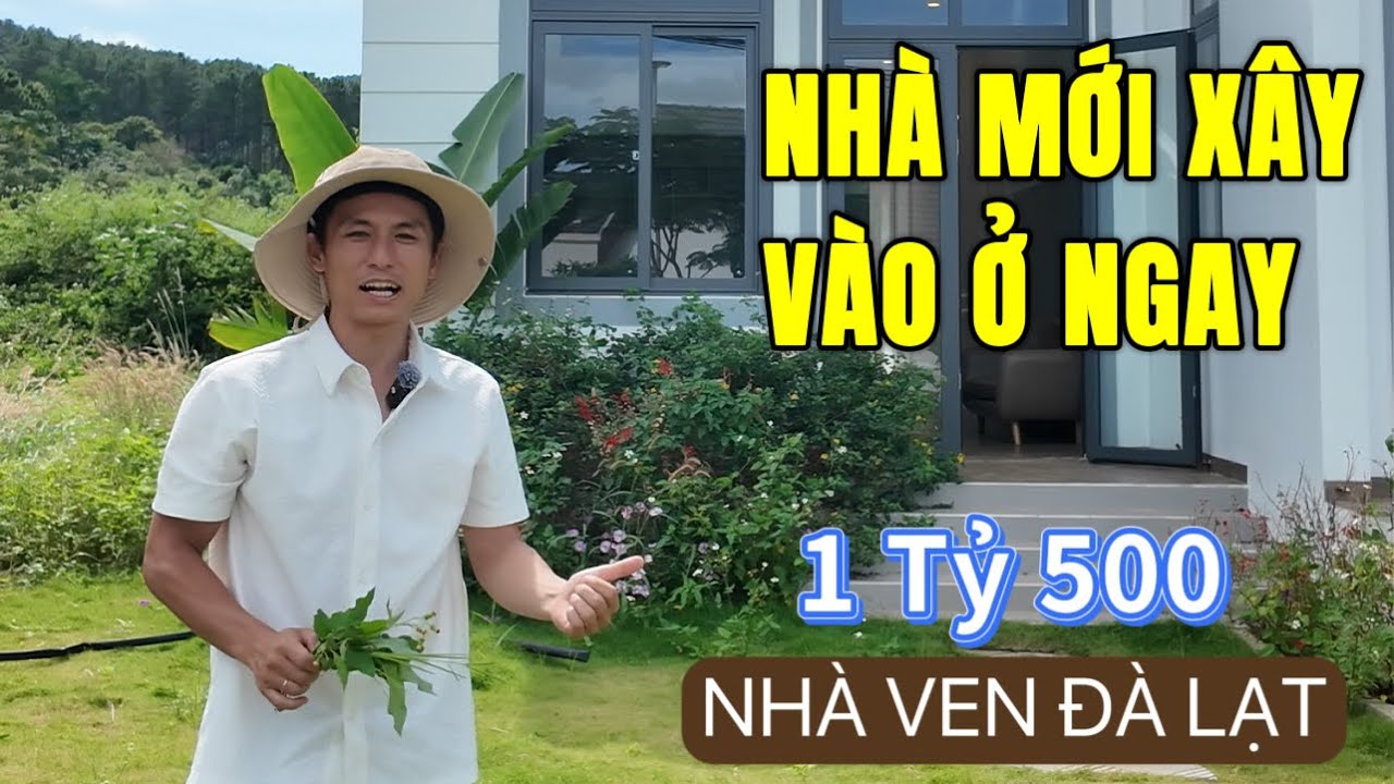 NHÀ MỚI XÂY, VÀO Ở NGAY TẠI VEN ĐÀ LẠT GIÁ 1,5 tỷ