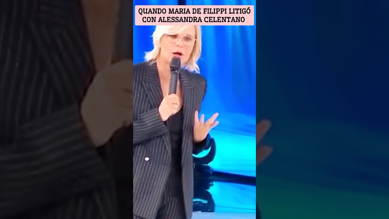📺 QUANDO MARIA DE FILIPPI LITIG&Ograve; CON ALESSANDRA CELENTANO #perte #shorts