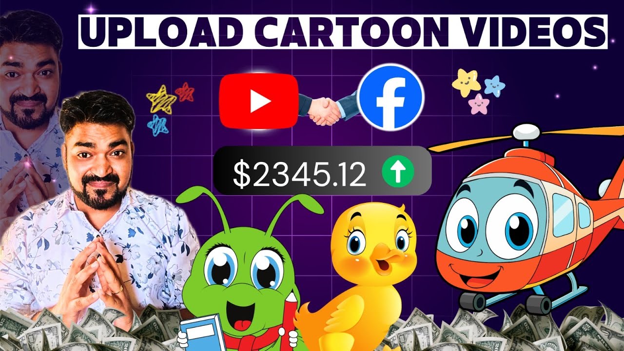 How to Make Cartoon videos and upload on social media