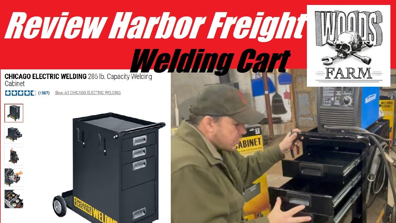 ОБЗОР Chicago Electric Welding Cart Harbor Freight