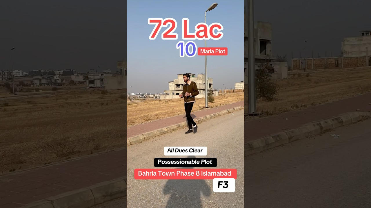 10 Marla Plot For Sale in Bahria Town Phase 8 Islamabad 📞 0302-3305996
