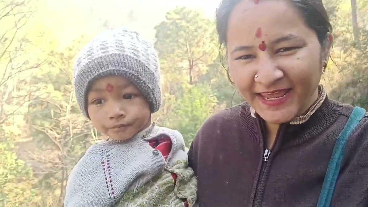 Aaj Ham Gaye nola or purana mandir dekhne #uttarakhand #nature #village #almora 