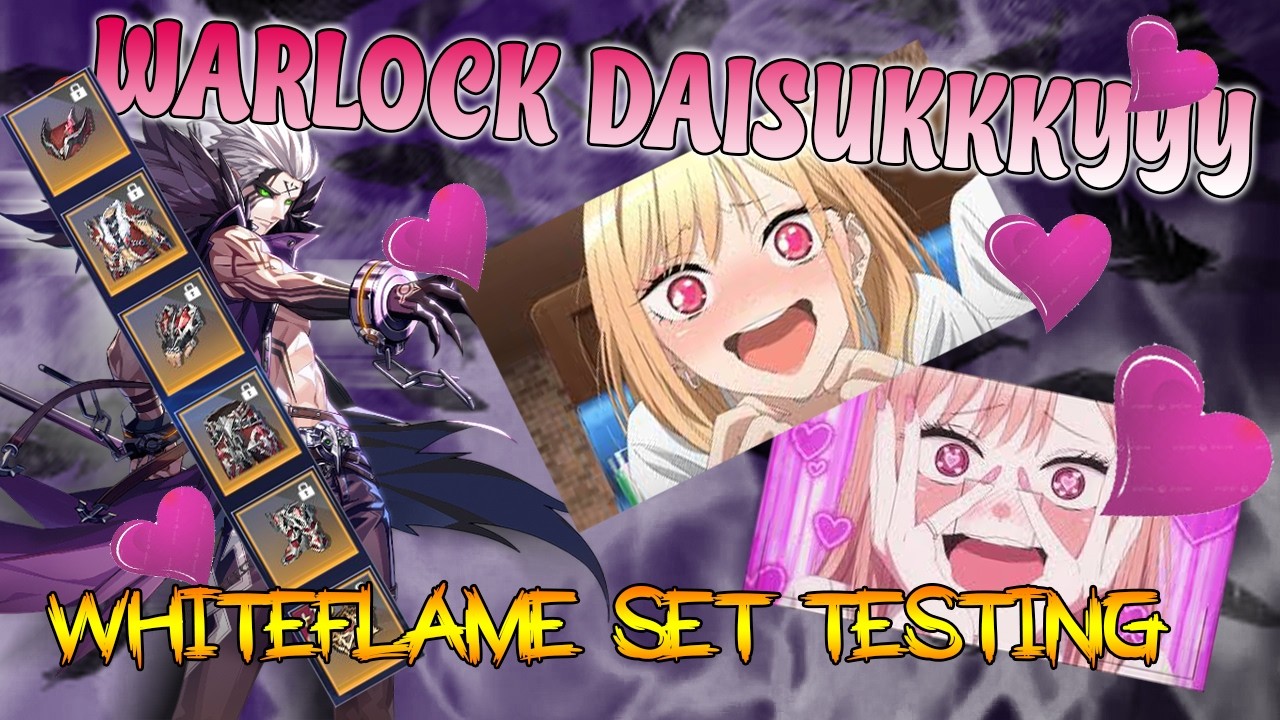 CoA Crystal of Atlan Warlock Lv 65 White Flame set Test