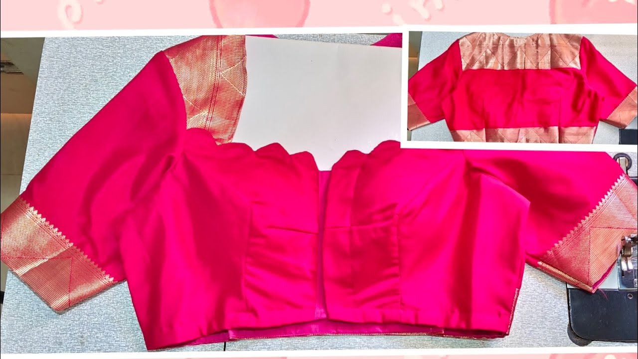 #36size  patternಬ್ಲಾಸ್ ಟ್ರೆಂಡಿಂಗ್ ಬ್ಲೌಸ್cutting andಸ್ಟಿಚಿಂಗ್ ವಿಡಿಯೋback ಕ್ಲೋಸ್ನೆಕ್front deepನೆಕ್ # 