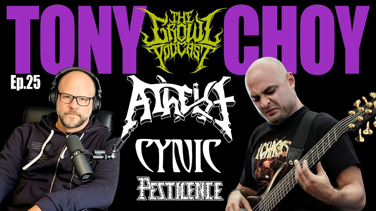 Tony Choy | Atheist, Cynic, Pestilence | Death Metal Stream of Consciousness | Ep25