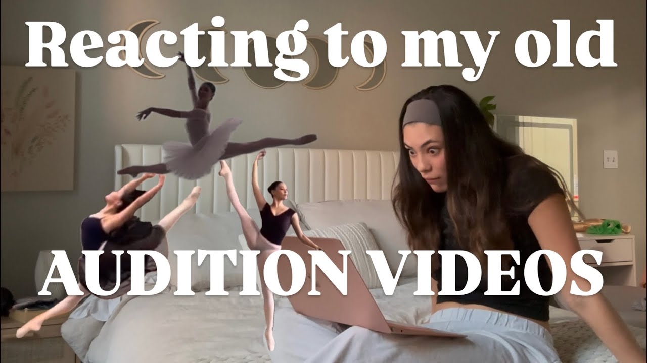REACTING TO MY OLD BALLET AUDITION VIDEOS