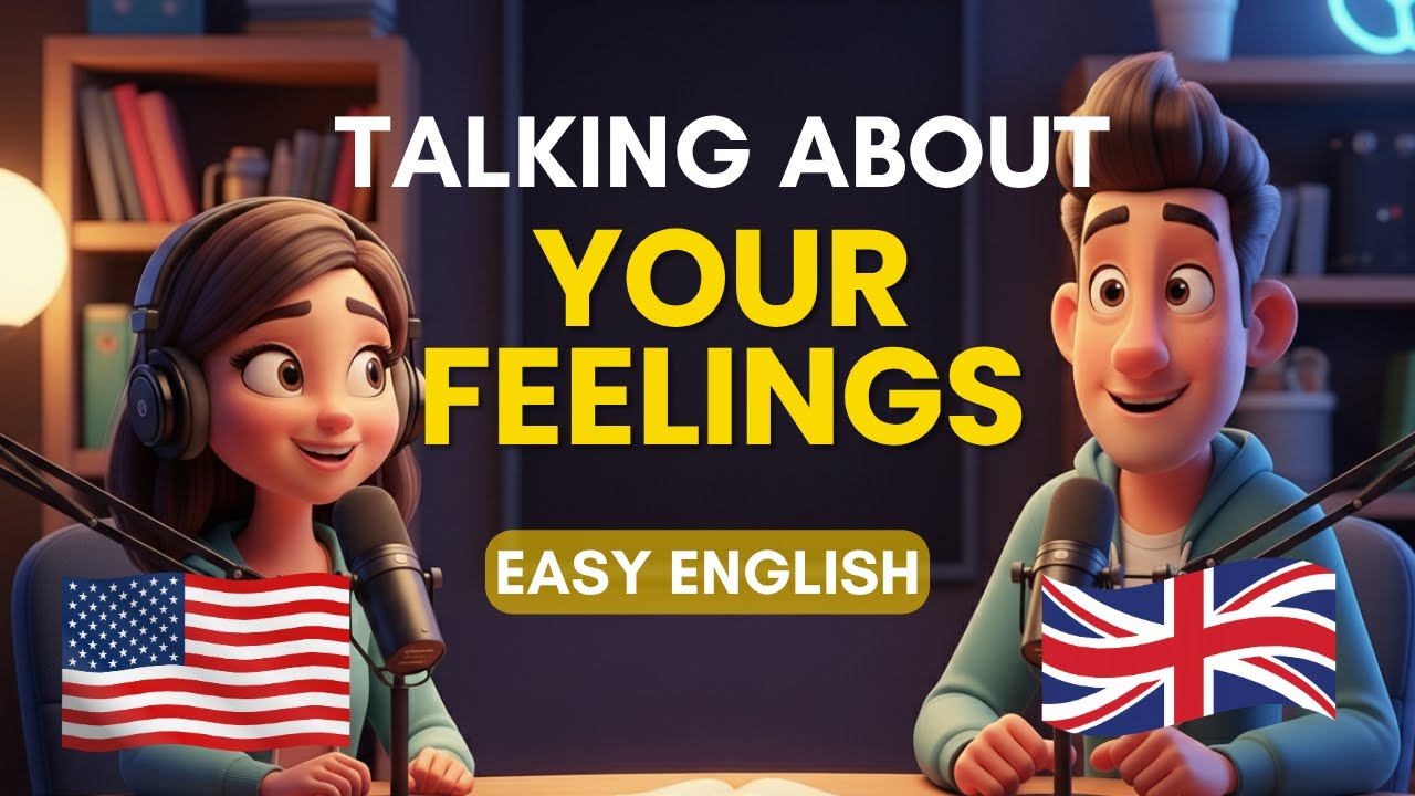 Learn to Talk About Your Feelings in English | Easy English Conversation Practice