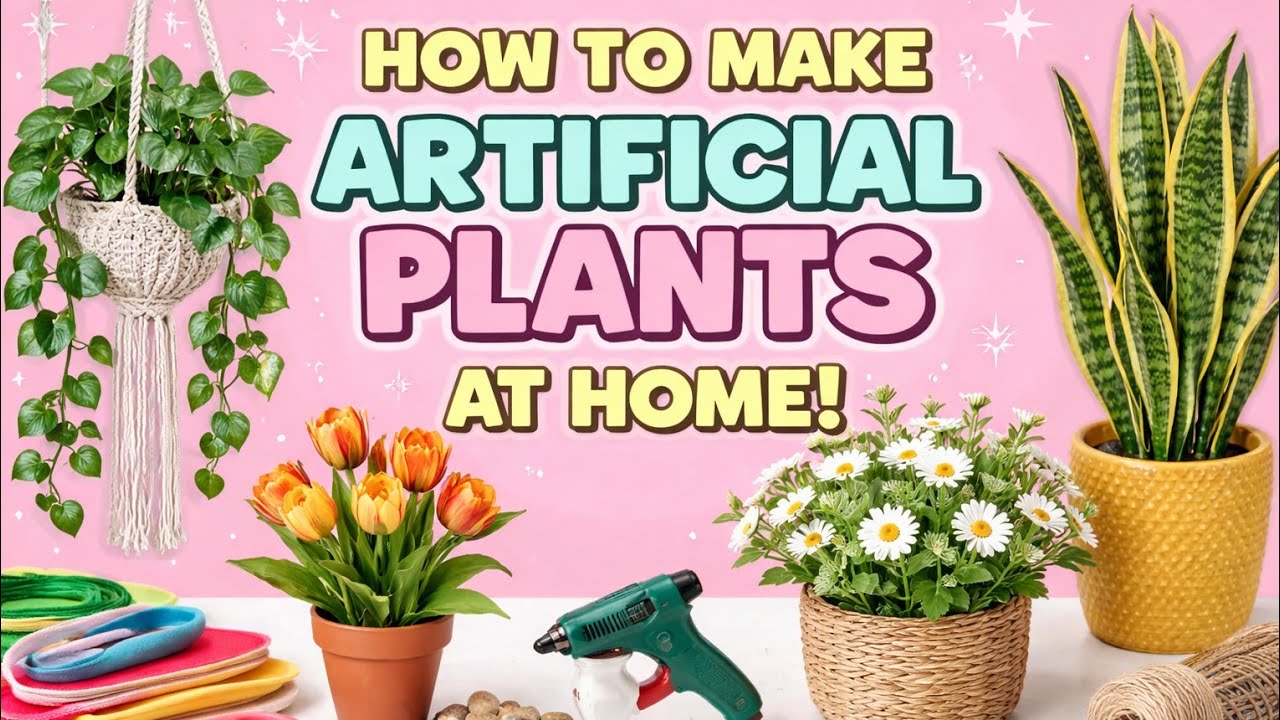 How to Make Beautiful Artificial Flower at Home | Easy DIY Craft Tutorial