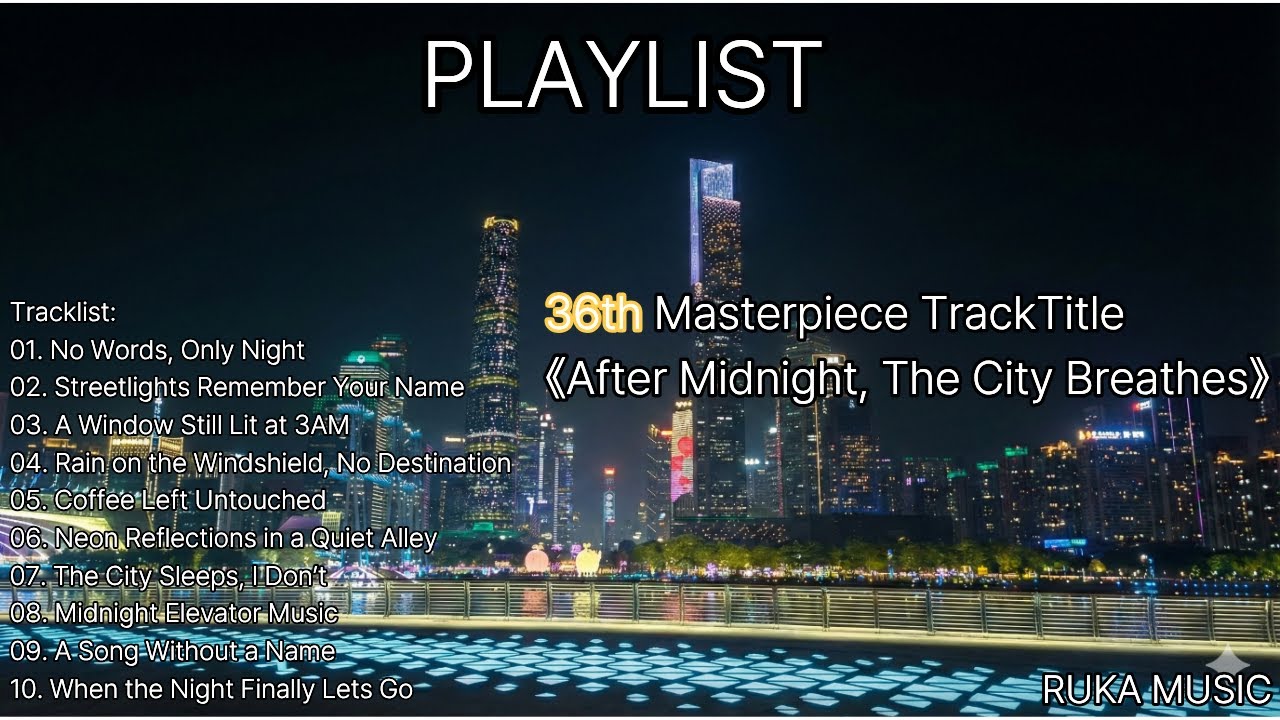 36th Masterpiece TrackTitle《After Midnight, The City Breathes》