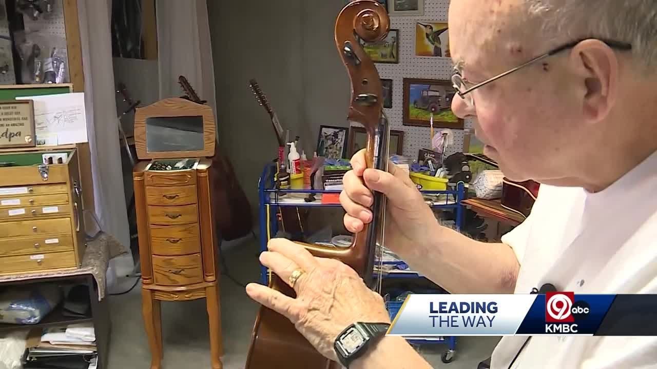 Overland Park man has spent years repairing old instruments and giving them to kids in need