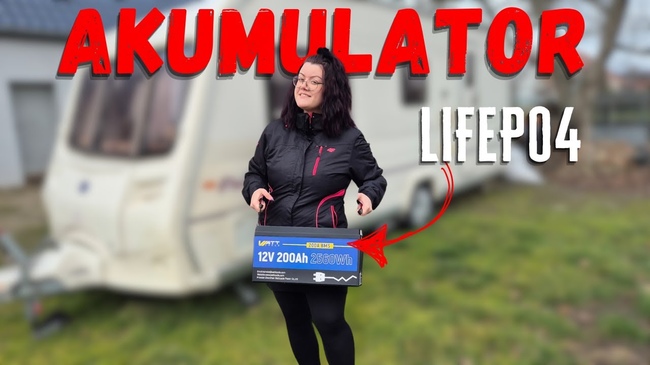 WattCycle LiFePO4 12V 200 Ah | Akumulator, który zmienia VANLIFE!