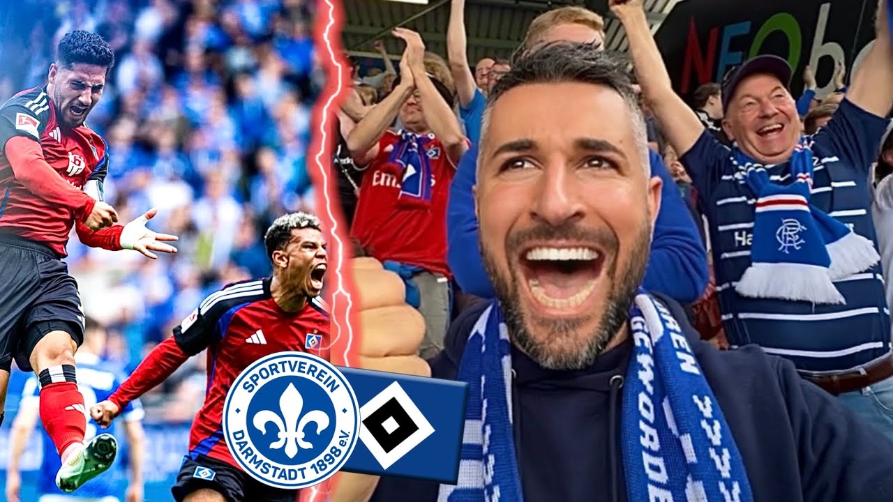 HSV mit einem Bein in der 1.LIGA 🚀🥹 Darmstadt 98 vs. HSV Stadionvlog | Bardia Barati