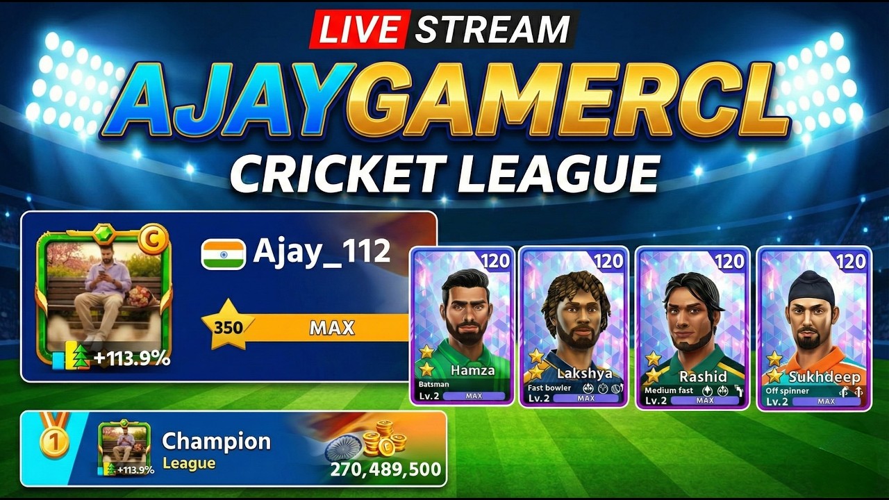 CRICKET LEAGUE LIVE GAMEPLAY | ROAD TO 10K SUBSCRIBERS
