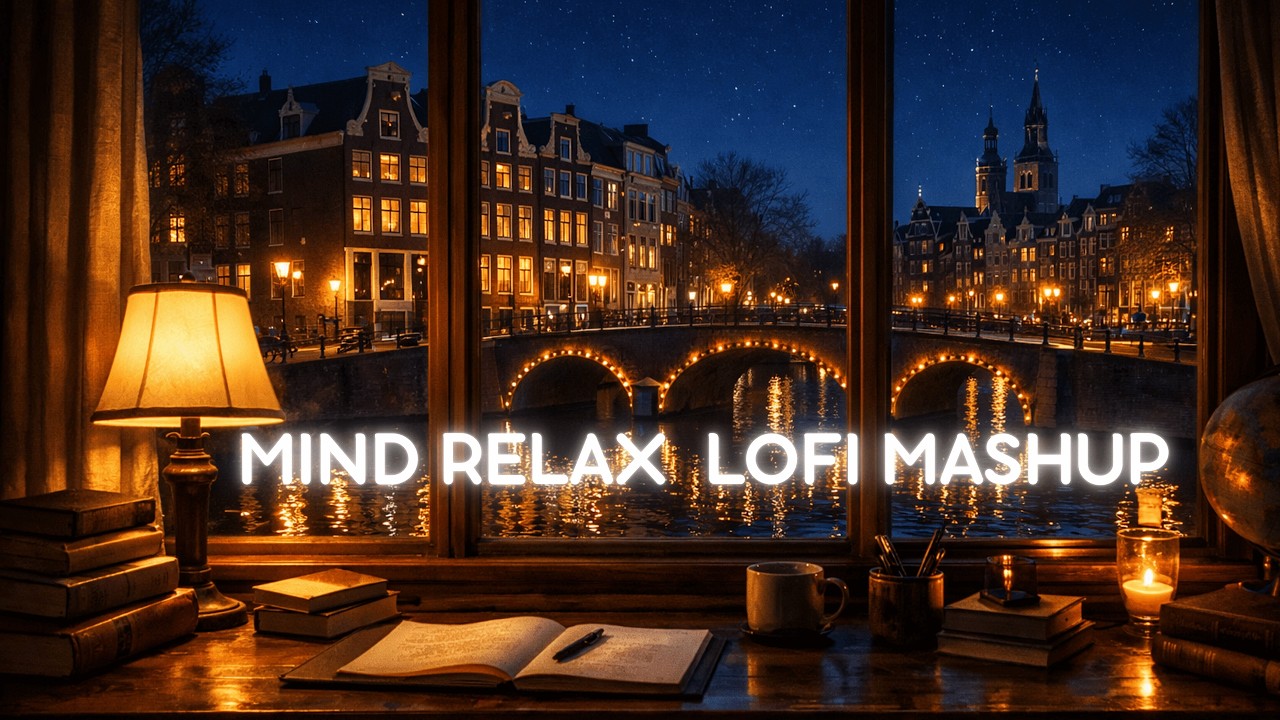 LoFi Mashup for Studying 📚 Rainy Night Skyline Vibes