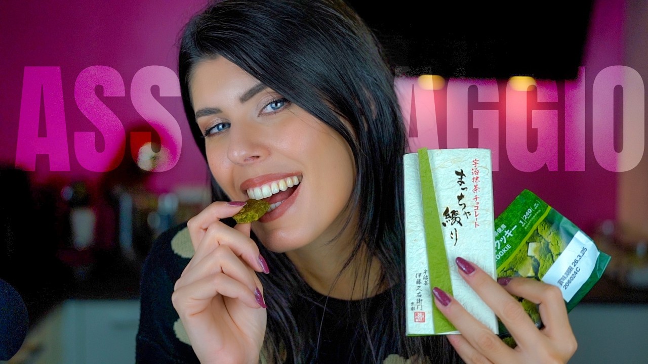 ASMR 🍥 Assaggio DOLCETTI GIAPPONESI (Whispering, Eating Sounds)
