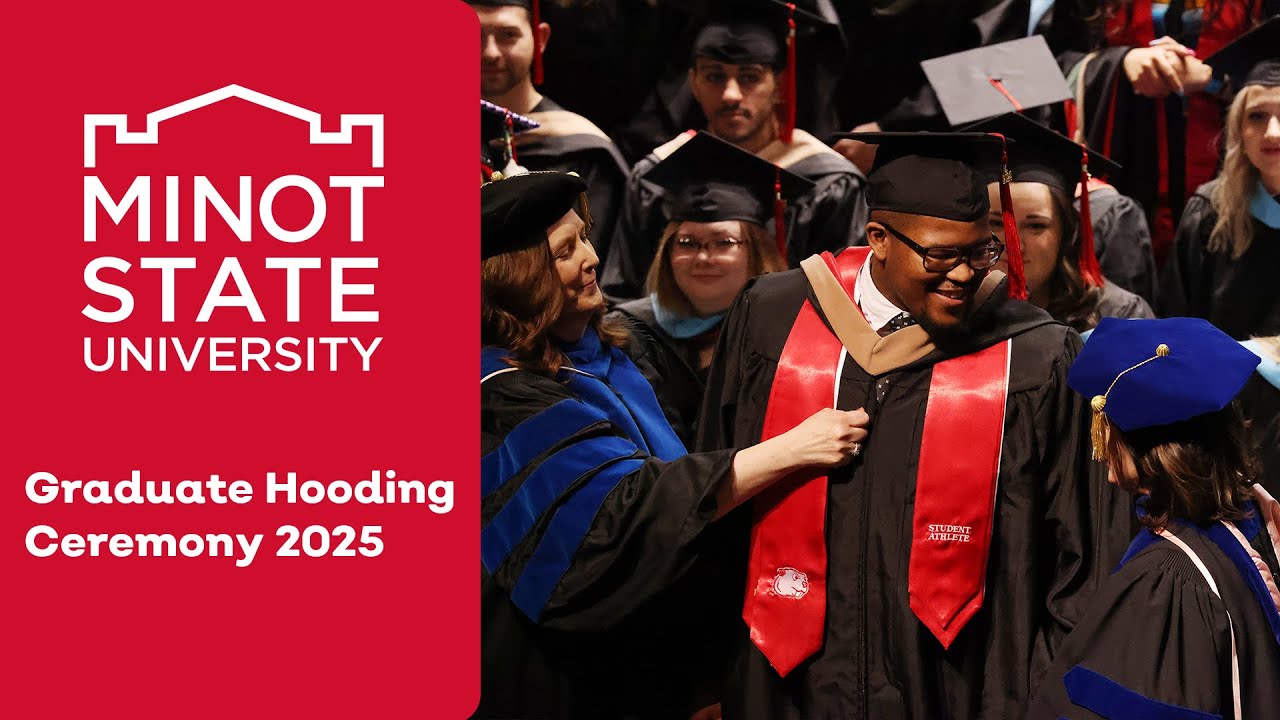 2025 Minot State University Graduate School Hooding Ceremony