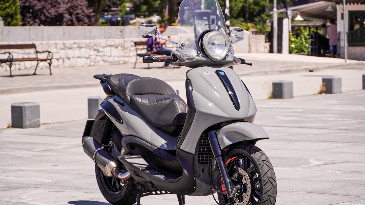 Custom nardo gray Piaggio Beverly 500 I.E
