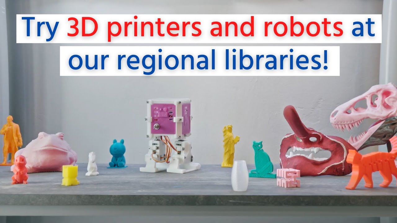 Try 3D printers and robots at Singapore libraries | MakeIT