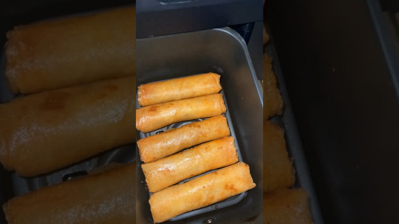 🔥 Air Fryer Ramadan Recipes: Crispy Chicken Spring Rolls (Indian Style!) 🔥