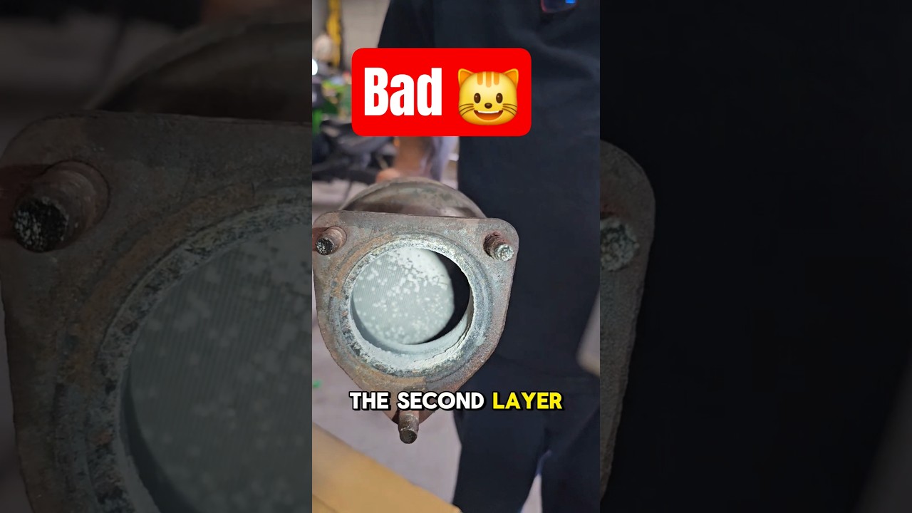 a bad catalytic converter looks like this