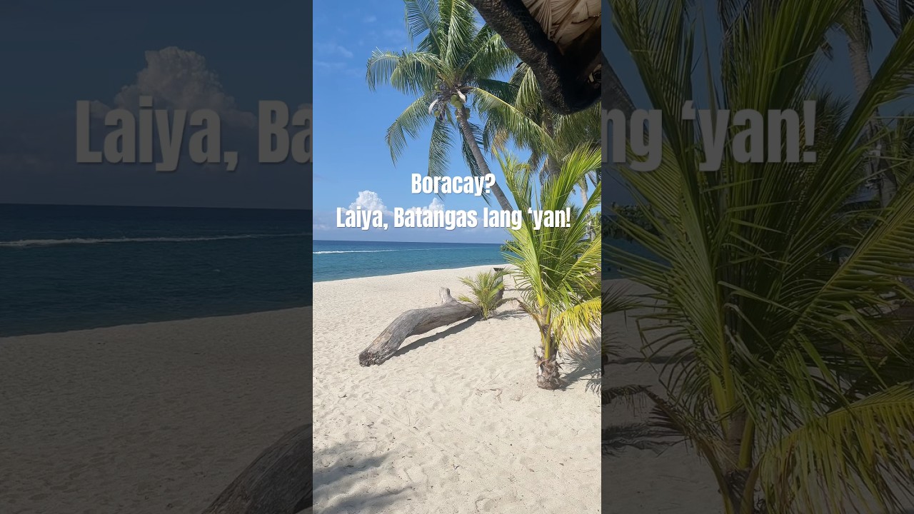 Best Beach in Laiya, Batangas! 📍The Resthouse Laiya! #laiya #beach #paradise #travel