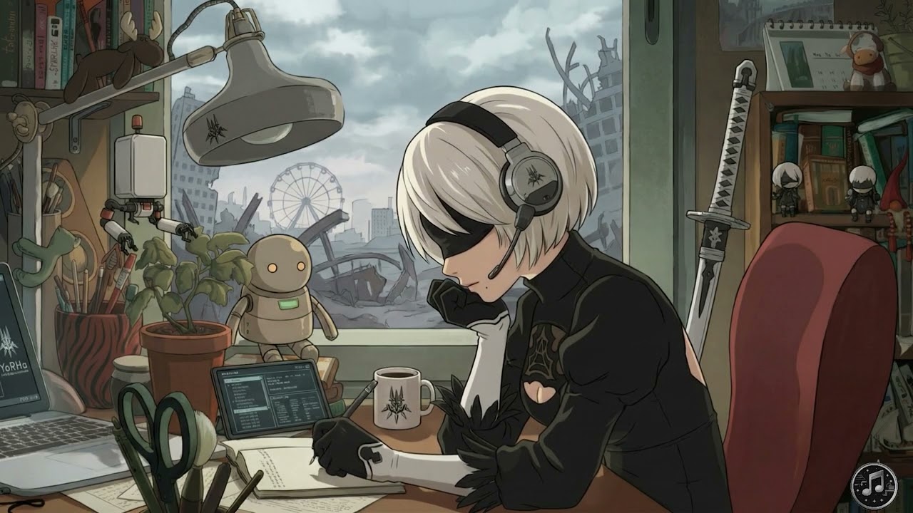 nier automata lofi - beats to relax/study to