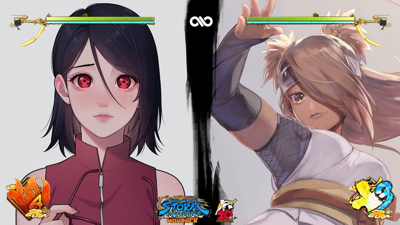 Sarada VS Chocho l Naruto x Boruto Ultimate Ninja Storm Connections Modpack