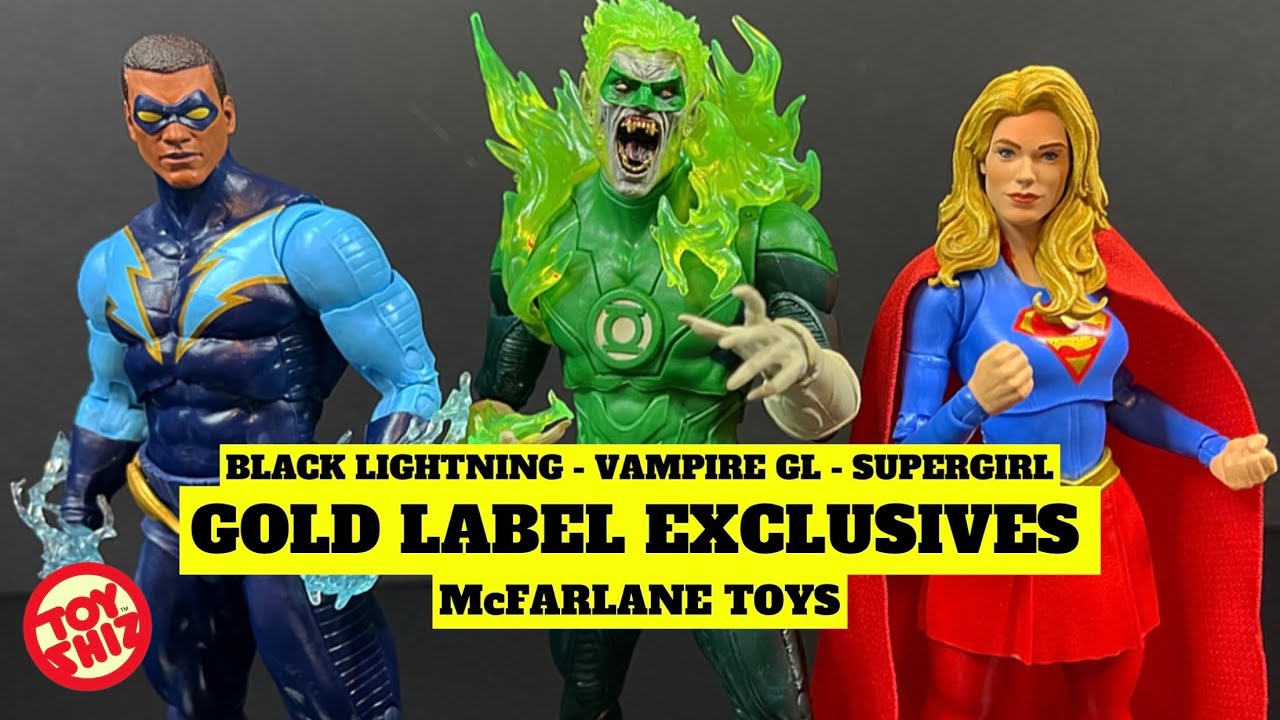 2023 VAMPIRE GL - SUPERGIRL - BLACK LIGHTNING | DC Multiverse Gold Label | McFarlane Toys
