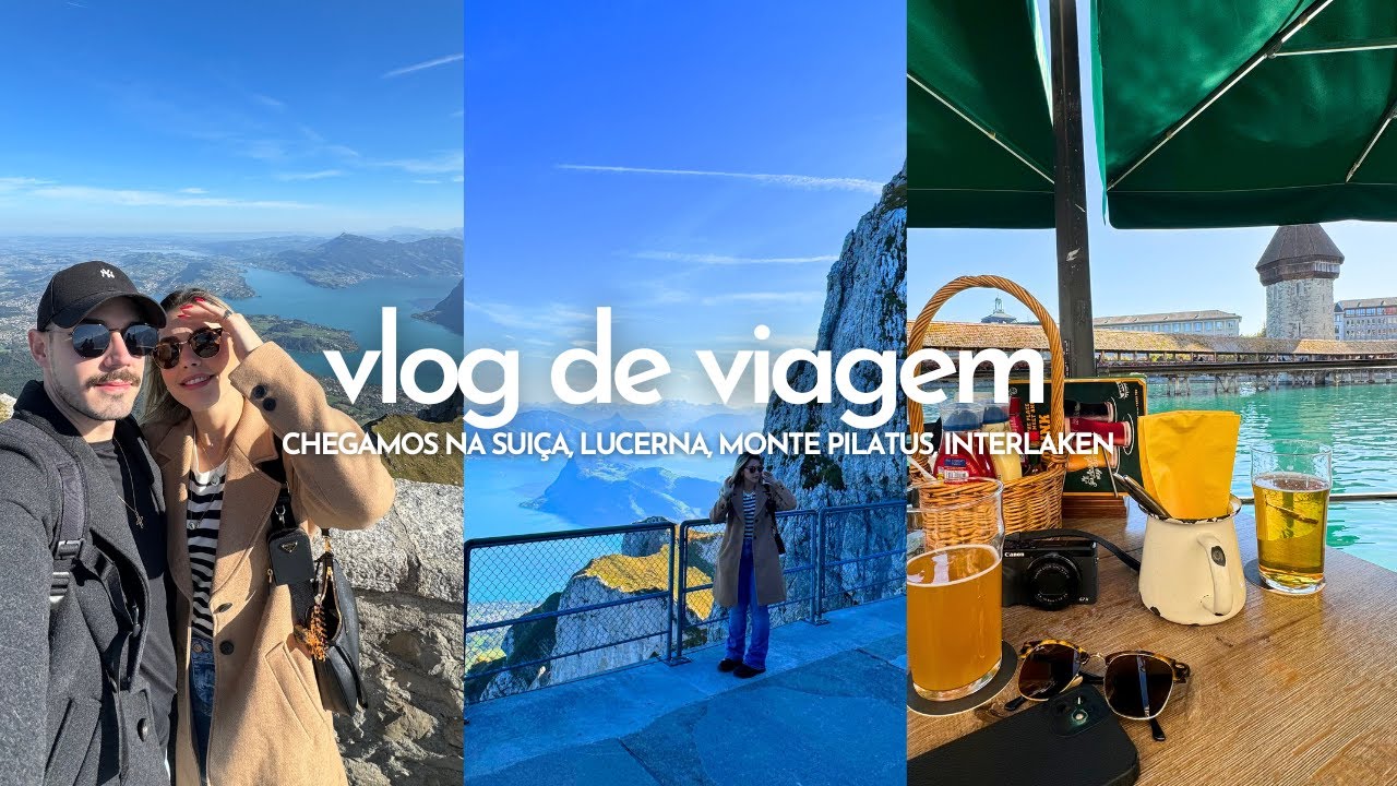 VLOG SUIÇA, LUCERNA, MONTE PILATUS, FOMOS EM UMA BALADA, BEBEMOS DEMAIS