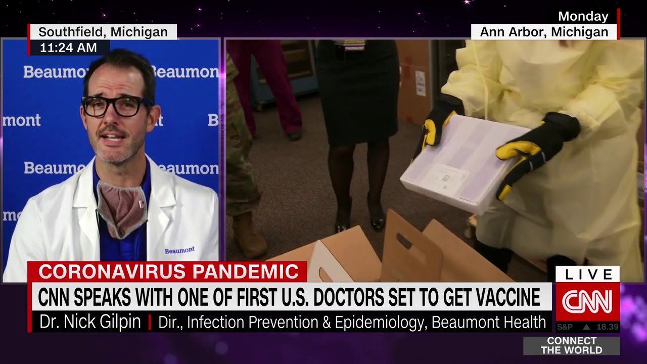 Dr. Nick Gilpin appears on Connect the World with Becky Anderson on CNN International