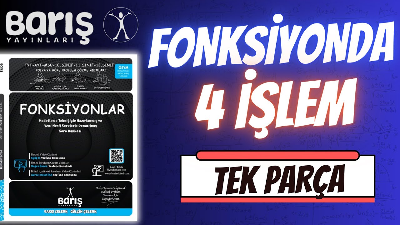 Fonksiyonda Dört İşlem | Fonksiyonlar Kampı 4.Gün | 2024