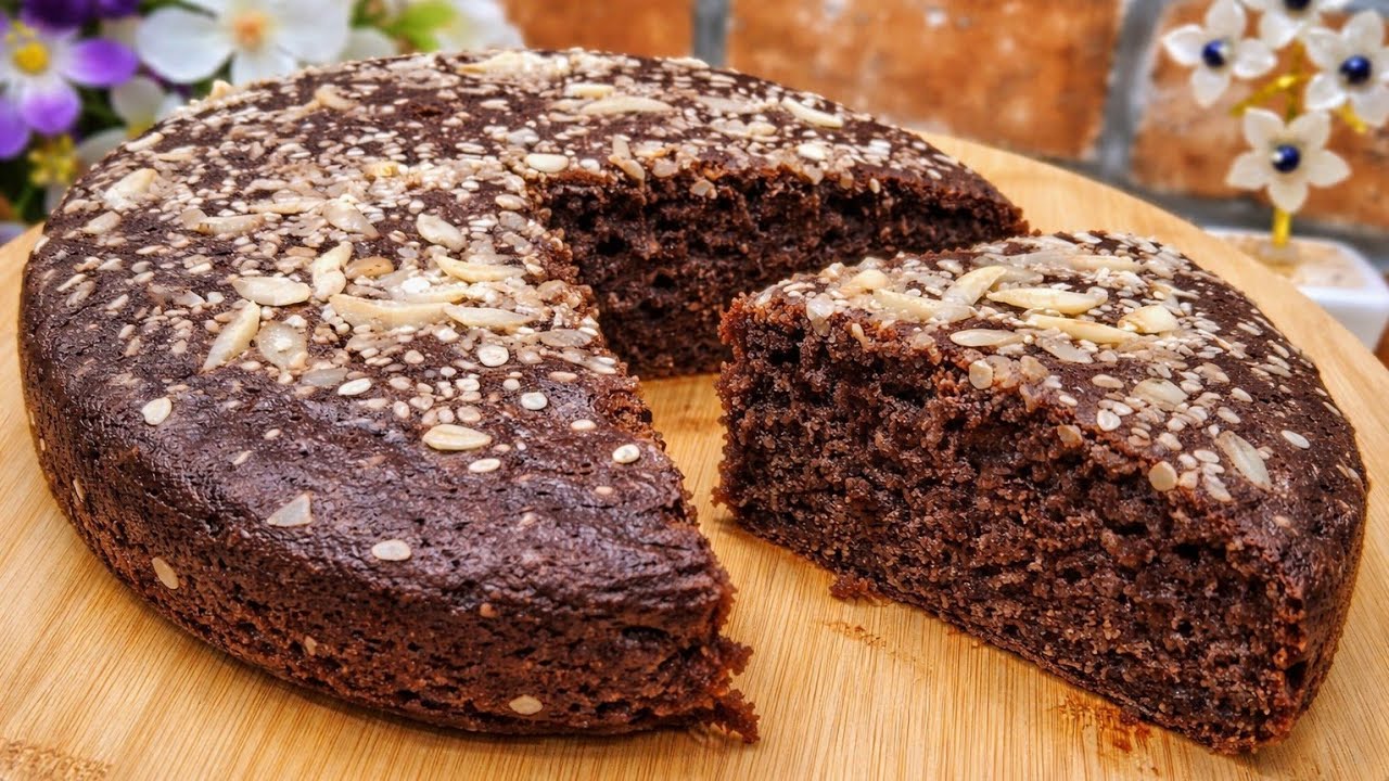 Apple and oats! No flour! No sugar! Healthy, diet-friendly cake in 10 minutes!