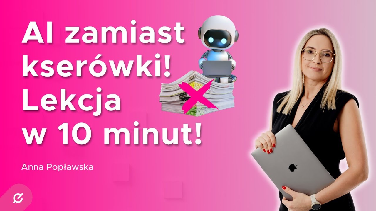 AI zamiast kserówki – jak przygotować gotową lekcję w 10 minut