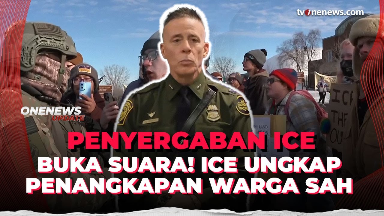 ICE Buka Suara! Penangkapan Warga Sah Secara Hukum & Minta Tak Dihujat | OneNews Update