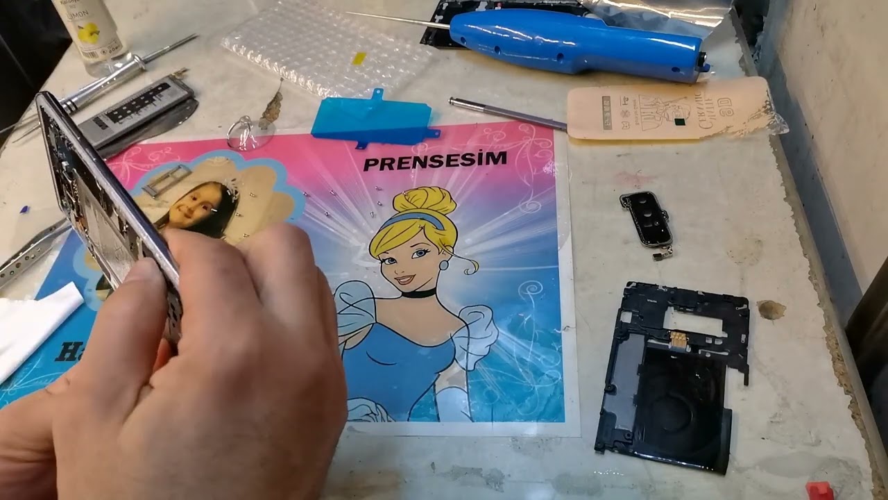 note 8 disassembly battery change note 8 sökümü batarya degisimi