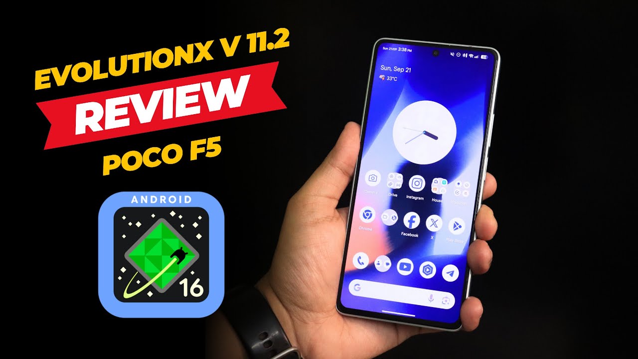 Самая стабильная прошивка CustomROM? 💯 EvolutionX v11.2 на POCO F5 [сентябрь 2025 г.]