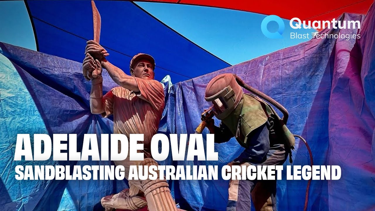 Precision Sand Blasting - Australian Cricket Legend Adelaide Oval