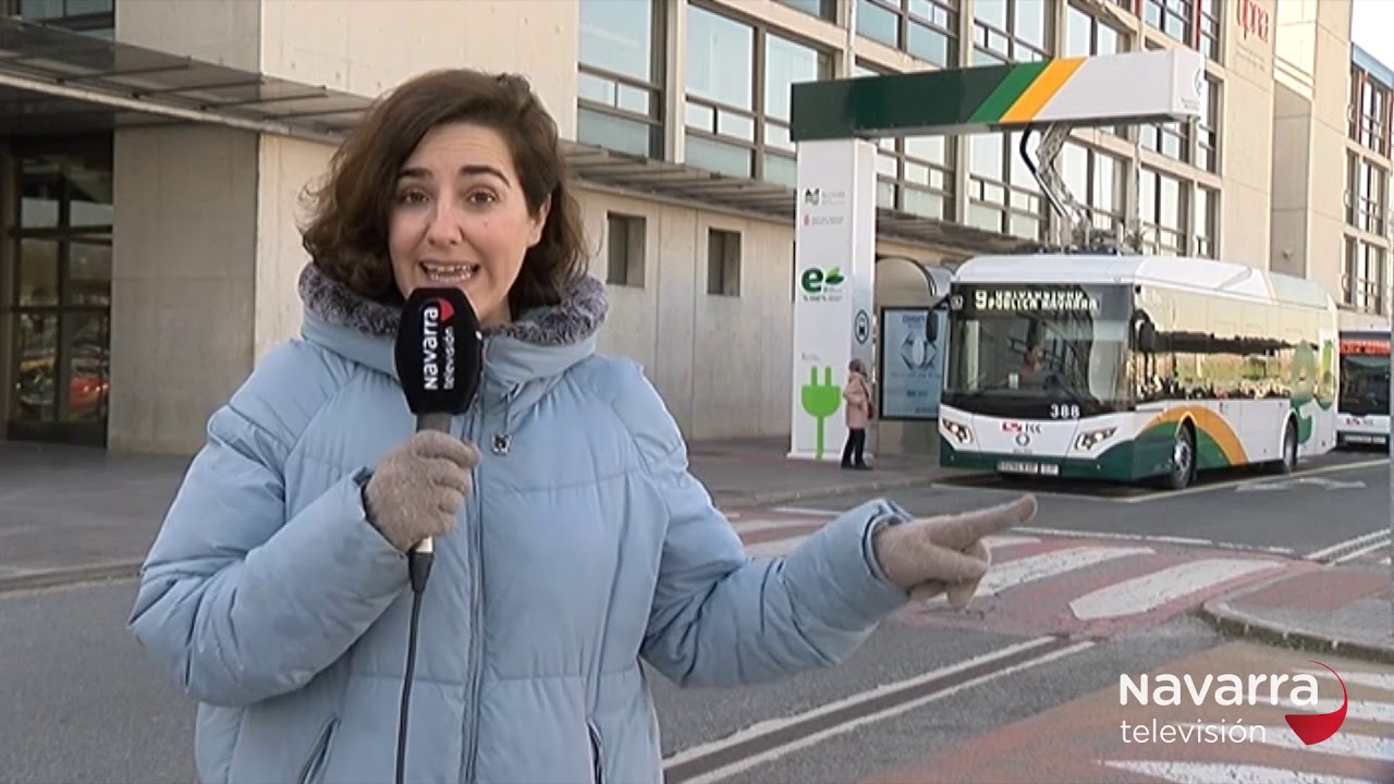 Así funcionan las villavesas 100% eléctricas de Pamplona