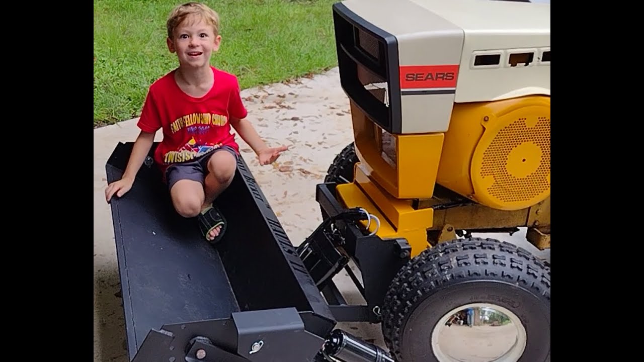 Sears SS16 Suburban Tractor Johnny Bucket Installation